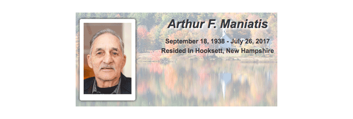 Arthur Maniatis has passed away